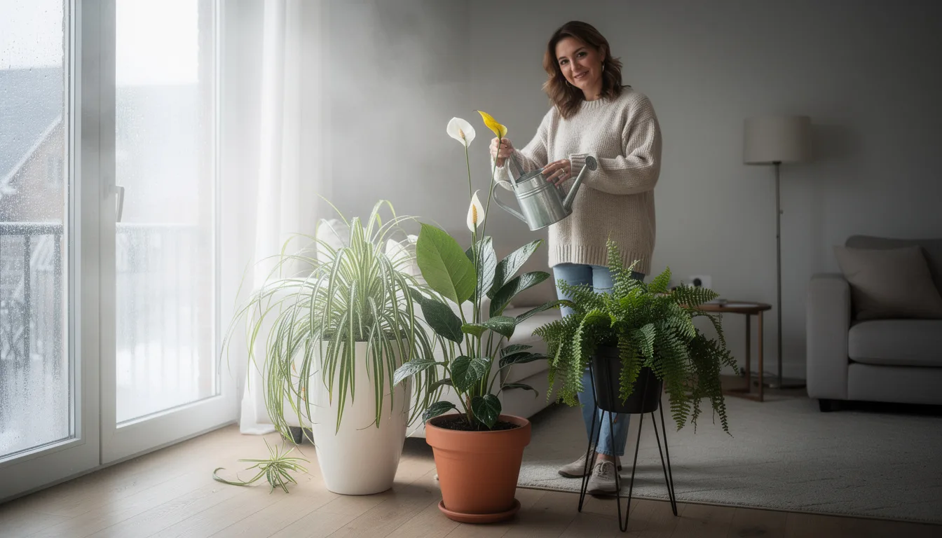 Umidità in casa a dicembre: le tre piante che la assorbono naturalmente e purificano l’aria