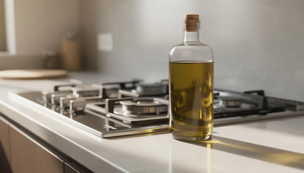 scopri perché conservare l'olio vicino ai fornelli può danneggiare un prezioso prodotto e impara i consigli migliori per mantenerne la qualità.