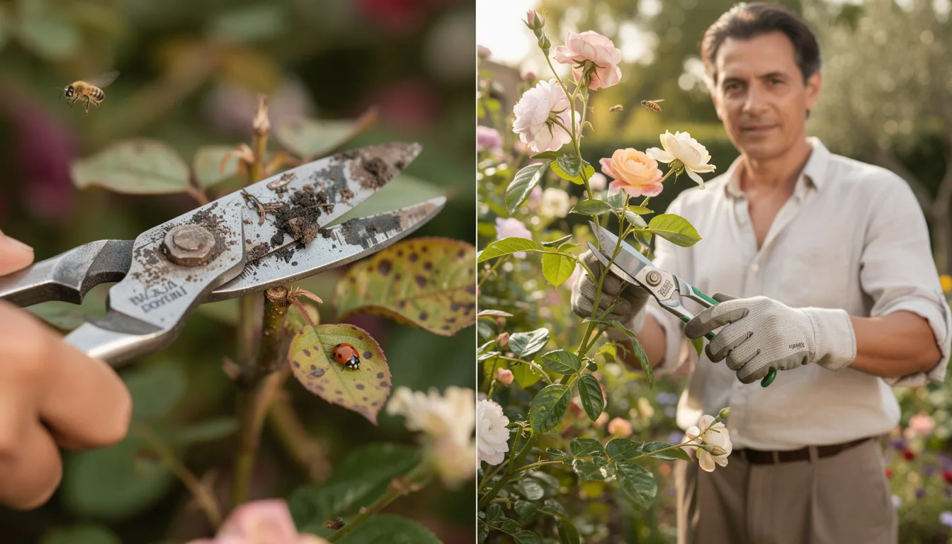 Forbici sporche? L’errore nella potatura che trasmette malattie da una pianta all’altra