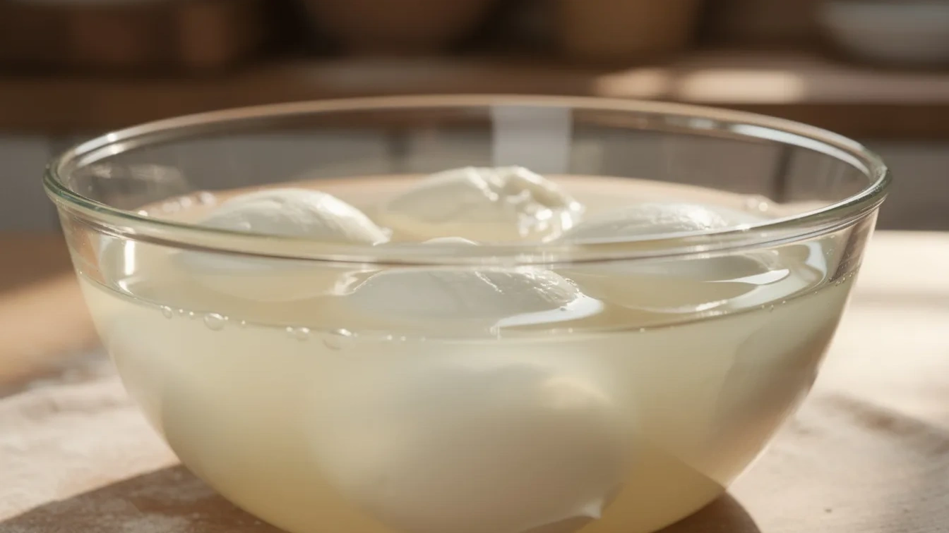 Il liquido della mozzarella: buttarlo via è un errore che rovina sapore e consistenza