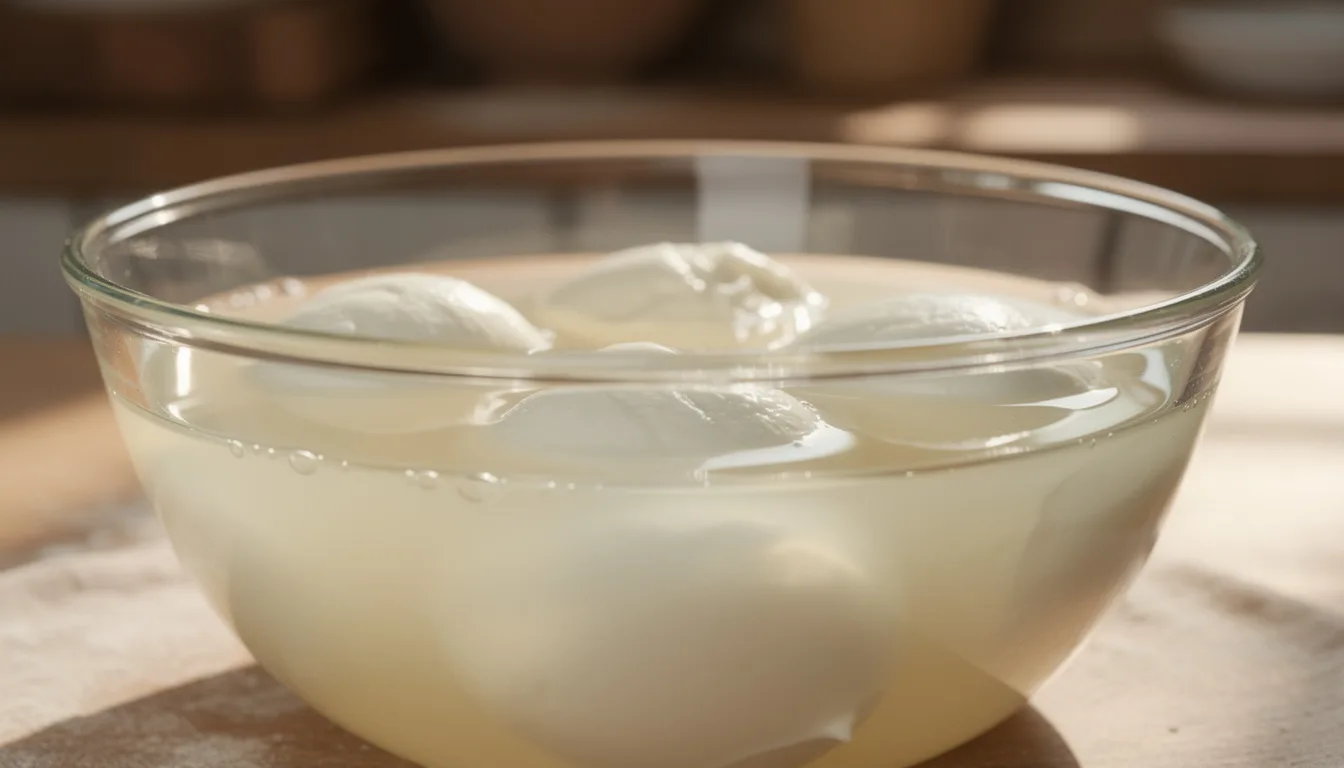 Il liquido della mozzarella: buttarlo via è un errore che rovina sapore e consistenza