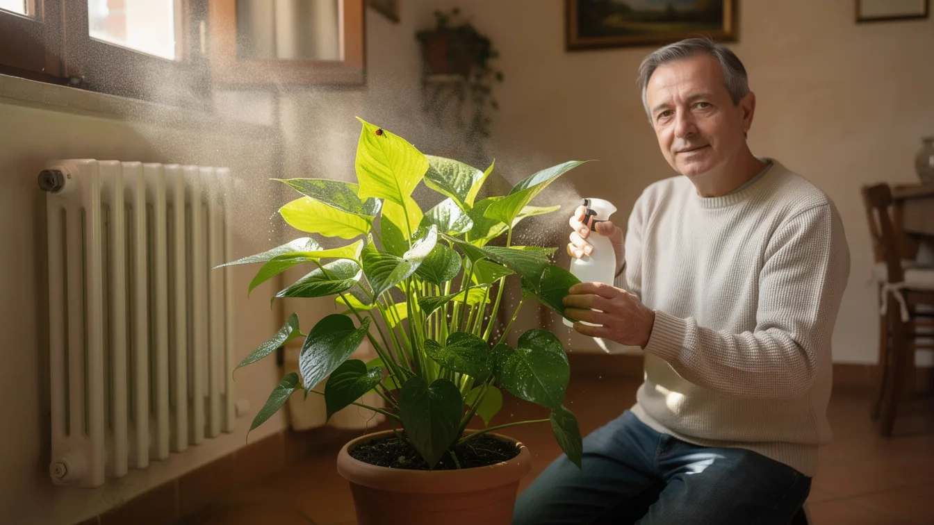 Il segreto per far sopravvivere le piante da appartamento al riscaldamento invernale senza farle seccare