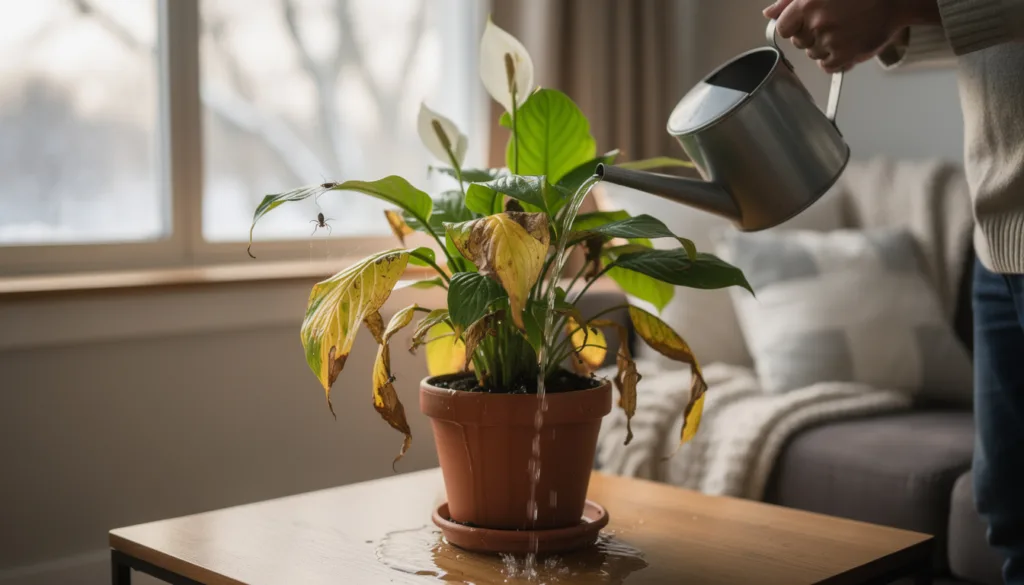 scopri l'errore comune nell'innaffiatura invernale che può uccidere le tue piante da interno e come evitarlo per mantenerle sane e rigogliose durante la stagione fredda.